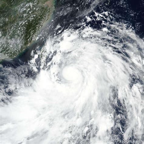 location of typhoon today|Zoom Earth .
